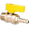 Male Gas Ball Valve With Hose Nipple