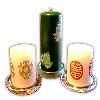 Multicolour Printed Designer Candles