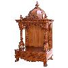 Termite Resistant Teakwood Carved Temple