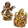 Brass Made Saraswati Statue