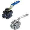 2 Way Three Piece Screwed End Ball Valve