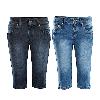 Denim/ Stone Washed Girls Capri