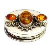 Amber Stone Studded Jewellery Box