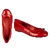 Red Ballerina Shoes With Leather Lining