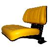 Tractor Seat With Back Rest