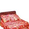 Floral Designed Colourful Bed Sheet