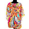 Multicolour Combined Designer Kaftan