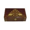 Wooden Box With Lockable Lid