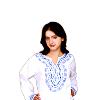 White Coloured Full Sleeve Kurti