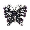 Stone Studded Butterfly Shaped Ring