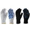 Nylon Knitted Seamless Gloves With Pvc Dots