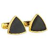 Gold Made Triangle Shaped Cufflink For Men