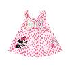 Pink Coloured Spot Printed Dress For Girl