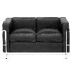 Black Coloured Sofa With Arm Rest