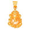 Ganesh Idol Designed Gold Pendant