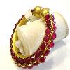 Pink Stone Studded Bangle