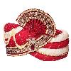 Red And White Coloured Turban