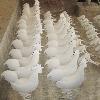 White Coloured Bird Statue