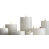 White Coloured Pillar Candle