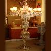 Glass Made Pedestal Lamp