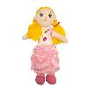 Pink Coloured Doll With Golden Hair