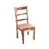 Wood Made Chair With Backrest