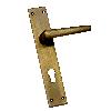 Smooth Finished Brass Mortise Handle