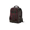 Black Coloured Backpack With Red Border