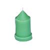 Green Coloured Pyramid Shaped Candle