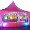 Pink Coloured Tent For Outdoor Event