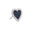 Heart Shaped Silver Photo Frame