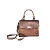 Brown Coloured Leather Handbag