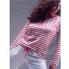 Stripe Printed T-Shirt For Women