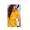 Yellow Coloured Short Sleeve T-Shirt For Ladies