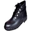 Polyguard Black Gumboot With Padded Collar