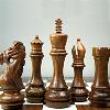 Chess Pieces With Artistic Carving