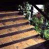 Stairways Tiles With Combination Of Dressed-stone For The Tredder And Turned-timber For The Nosing