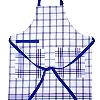 Blue Colored Checked Apron