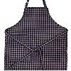 Cotton Kitchen Apron With Small Check Fabric