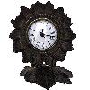 Brass Flower Shaped Clocks