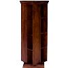 Dvd/cd Rotating Tower Made Of Sheesham Wood