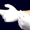 Natural Latex Made Examination Gloves