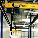 Single-girder Overhead Travelling Cranes With Rope Hoists