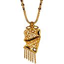 Single Line Twisted Gold Chain Mangalsutra With Gross Weight Of 10.88 Grams