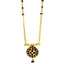 15 Inches Mangalsutra With Small Hanging Pendant In Enamel