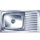 Stainless Steel Sink With Bowl Size Of 510 X 410 X 200 Mm