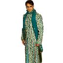 Sherwani In Strerps Organza Fabric