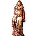 Ghagra Choli With Brocade Scalloped Dupatta