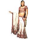 Ghagra Choli With An Attached Dupatta