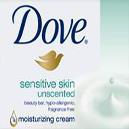 Dove Sensitive Skin Unscented Beauty Bar